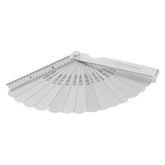 Calibrador de bujias y valvulas de 26 hojas std y mm truper